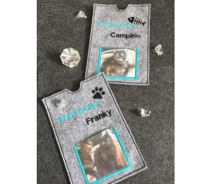 ITH - Stickserie Impfpasshüllen - Hund, Katze, Pferd, Kaninchen